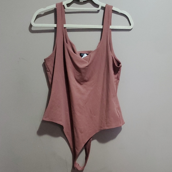 Banana Republic Tops - Bananna Republic Women's Brown Sleeveless Bodysuit Size Large